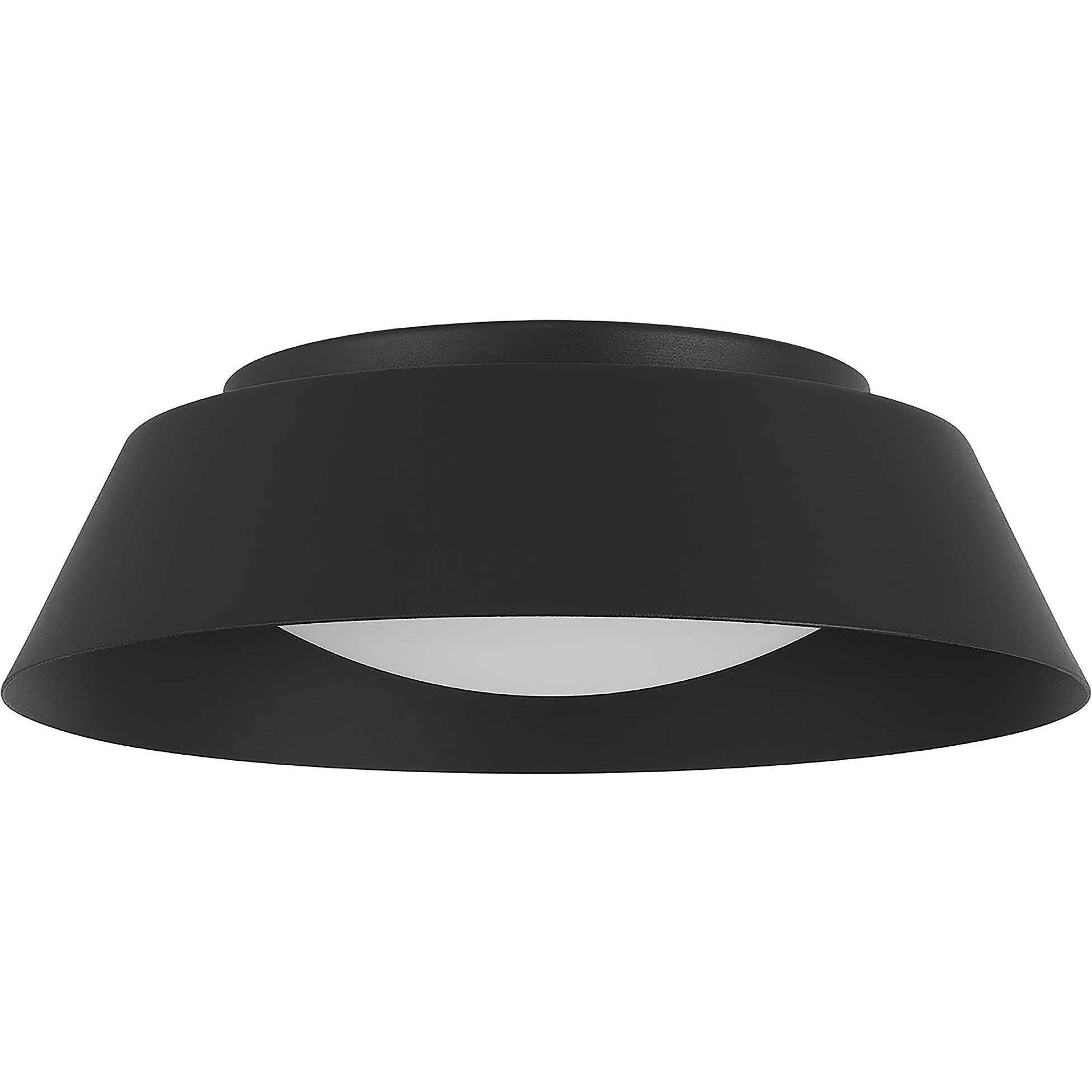 Pez LED 11 inch Sand Black Outdoor Flush Mount