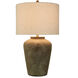 Cameron 31 inch 150 watt Aged Brown and Heathered Oatmeal Table Lamp Portable Light
