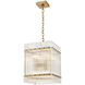 Allure 8 Light 12.75 inch Aged Brass Pendant Ceiling Light