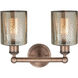 Cobbleskill 2 Light 14 inch Antique Copper Bath Vanity Light Wall Light in Mercury