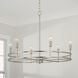 Fuller 6 Light 28 inch Brushed Nickel Chandelier Ceiling Light