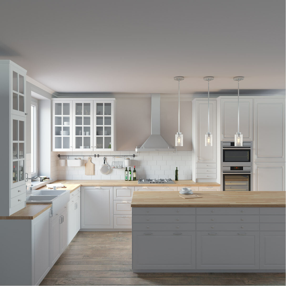 Hartland 1 Light 4 inch Brushed Nickel Mini Pendant Ceiling Light