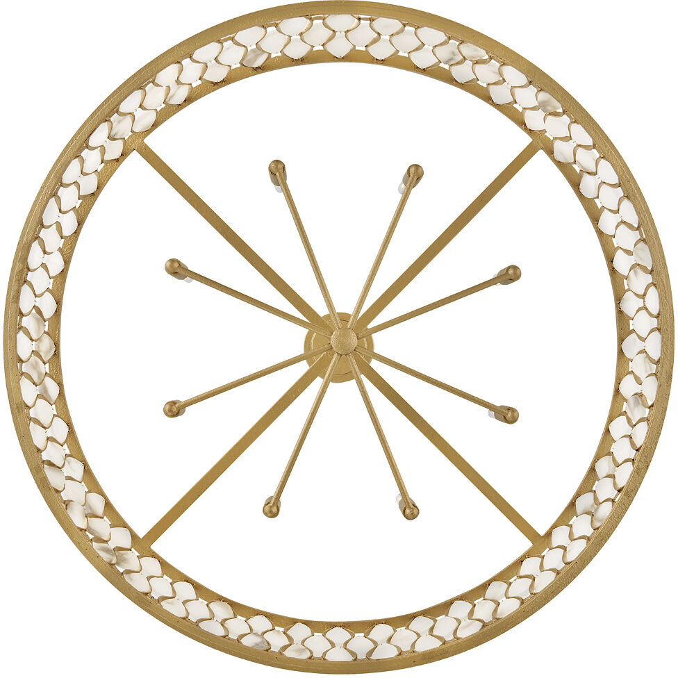 Estie 8 Light 38 inch Piastra Gold Interior Hanging Ceiling Light