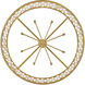 Estie 8 Light 38 inch Piastra Gold Interior Hanging Ceiling Light