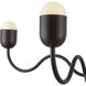 Alora Mood Effie 4 Light 39 inch Matte Black Chandelier Ceiling Light
