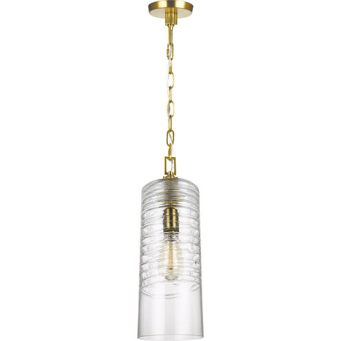 Sean Lavin Elmore 1 Light 5.88 inch Burnished Brass Cylinder Pendant Ceiling Light