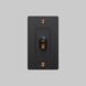 1G Toggle 120-277 Black / Warm Sunset Light Switch