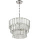 Museo 9 Light 20.5 inch Brushed Polished Nickel Pendant Ceiling Light