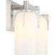 Caldwell 2 Light 14.75 inch Satin Nickel Bathroom Vanity Light Wall Light