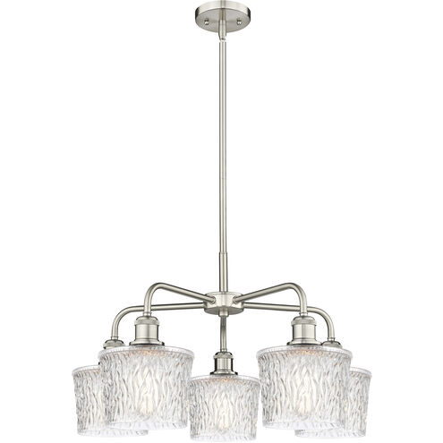 Niagra 5 Light 24.5 inch Satin Nickel Chandelier Ceiling Light
