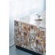 Mireille 39.4 X 39.4 inch Brown/Black Coffee Table