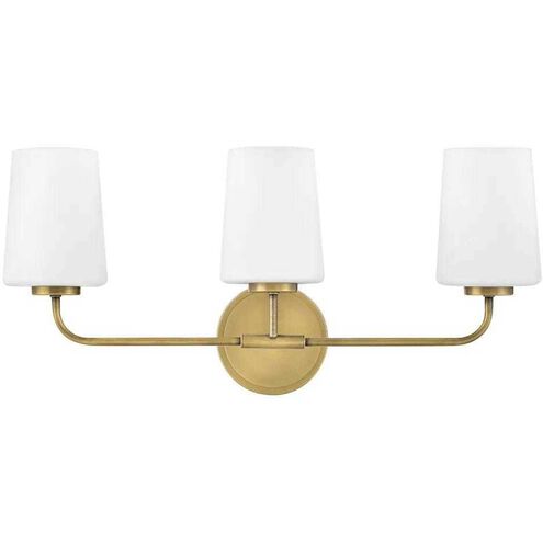 Kline LED 23.75 inch Heritage Brass Bath Light Wall Light