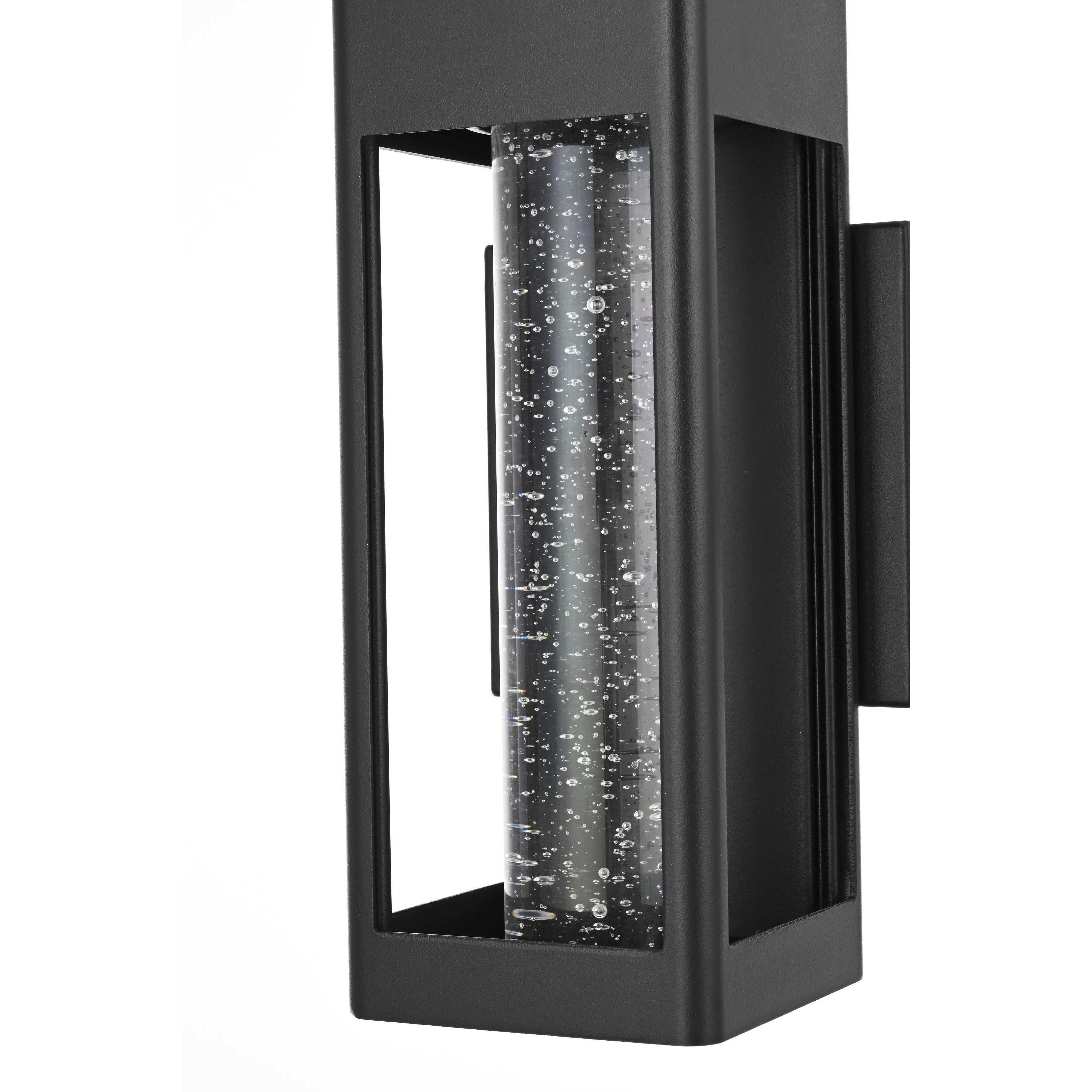 Amaris 1 Light 10 inch Black Outdoor Wall Sconce