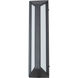 Newport LED 18 inch Matte Black Outdoor Wall Light