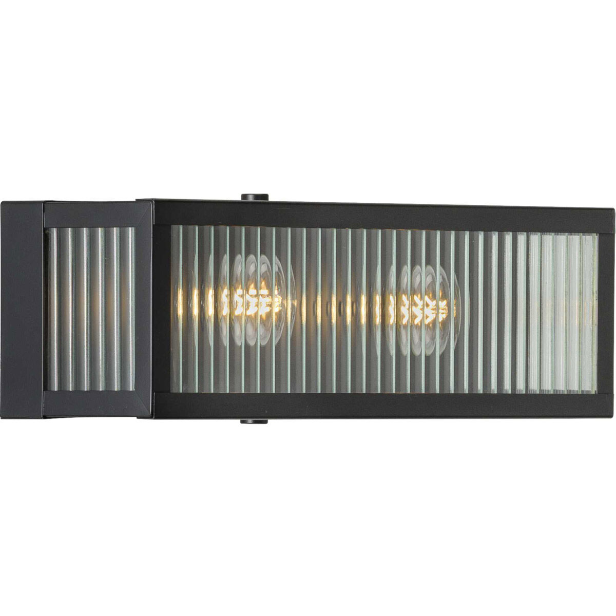 Dwyer 2 Light 14 inch Matte Black Bath Vanity Wall Light
