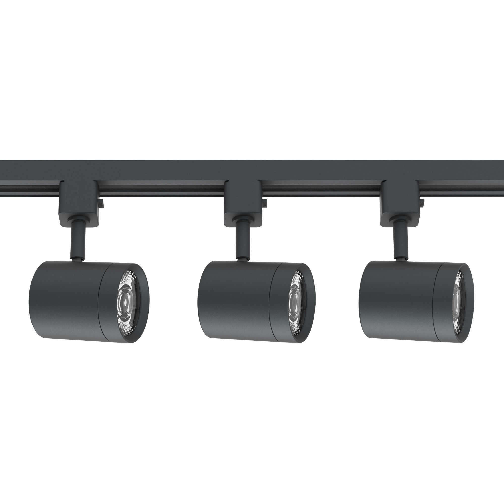 Charge 1 Light 120 Dark Bronze L Track Fixture Ceiling Light in 3000K, WAC Limited