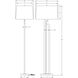 Caspian 62.25 inch 150.00 watt Antique Brass Floor Lamp Portable Light