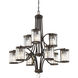 Nora 9 Light 32.5 inch Oiled Burnished Bronze Chandelier Ceiling Light