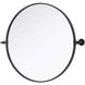 Amoura 24 X 24 inch Black Mirror