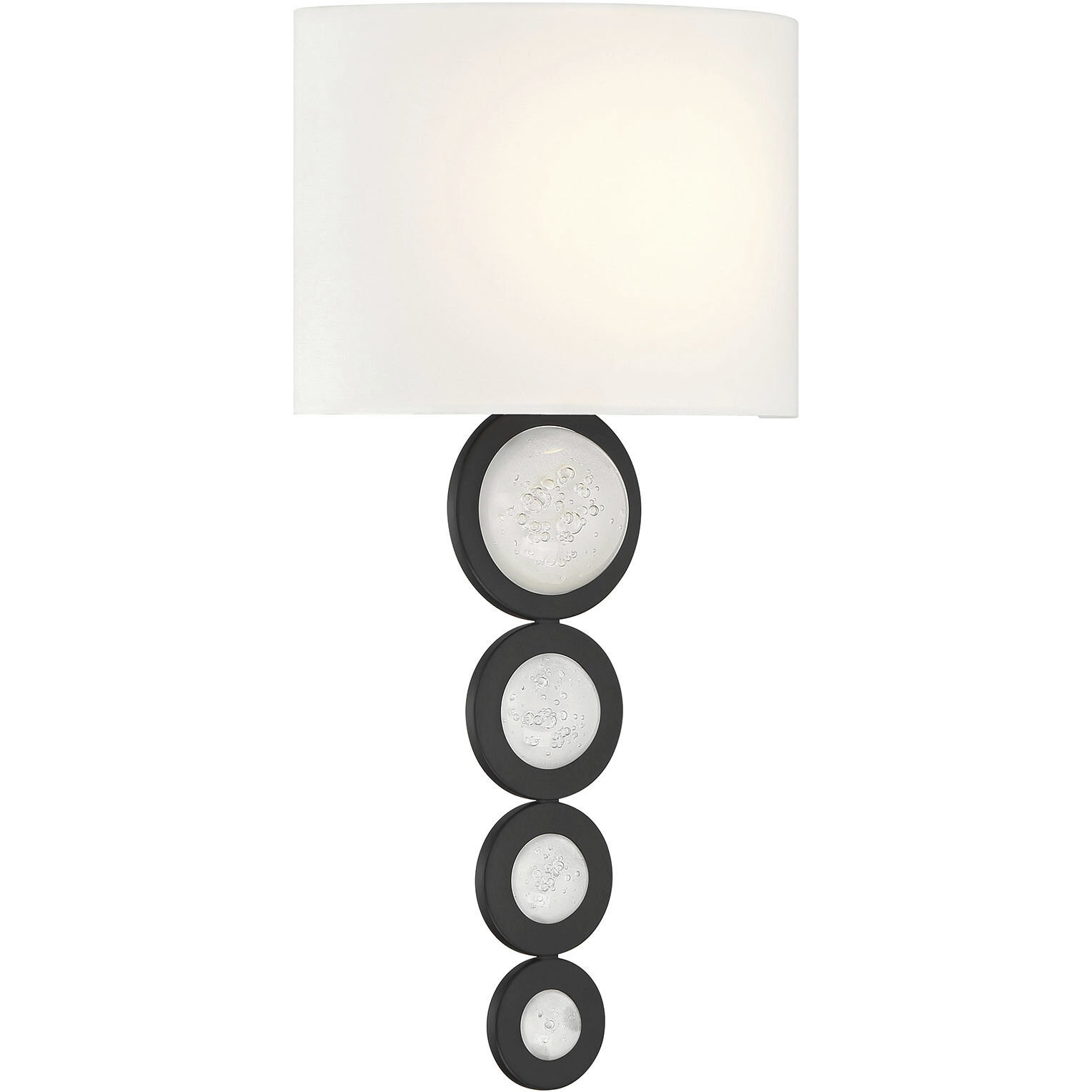 Marseille Wall Sconce Wall Light in Matte Black