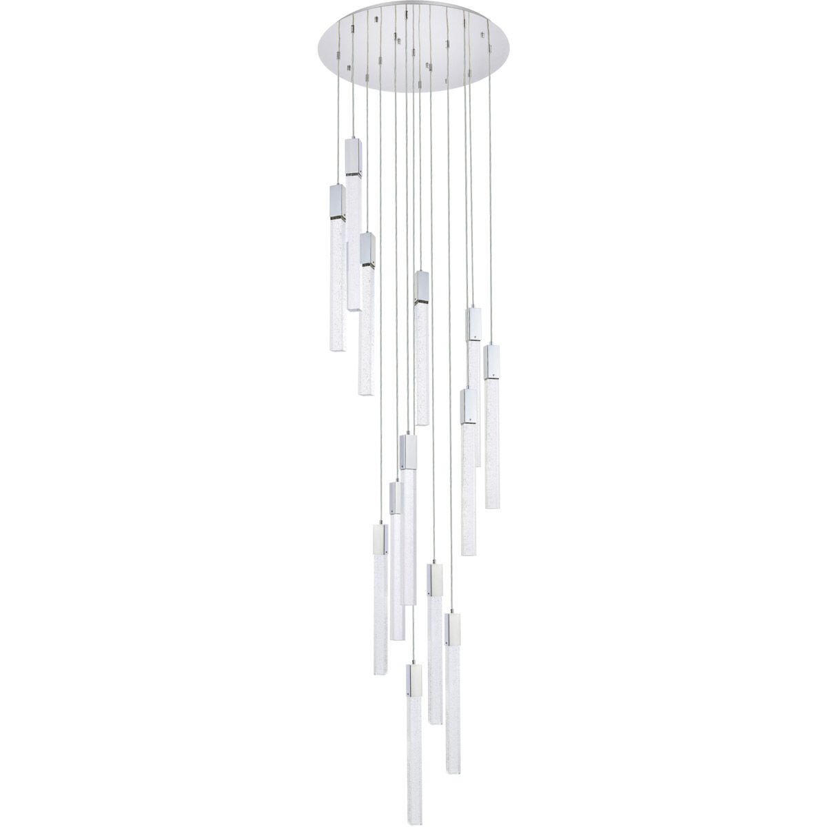 Weston 13 Light 30 inch Chrome Pendant Ceiling Light