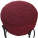 Soloist 26 inch Black and Maroon Counter Stool