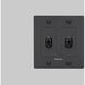 2G Toggle 120-277 Black Light Switch