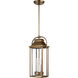 Sean Lavin Wellsworth 3 Light 8.5 inch Painted Distressed Brass Outdoor Pendant