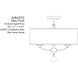 Van Noord 4 Light 21 inch Oxidized Aged Brass Semi-Flush Ceiling Light