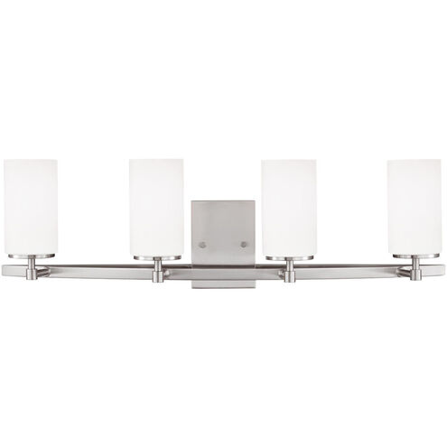 Alturas 4 Light 30.5 inch Brushed Nickel Bath Vanity Wall Sconce Wall Light