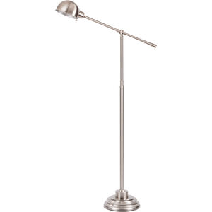 Plandome 51 inch 60.00 watt Silver Floor Lamp Portable Light