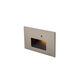 Tyler 120 3.8 watt Brushed Nickel Step and Wall Lighting in Amber, WAC Lighting