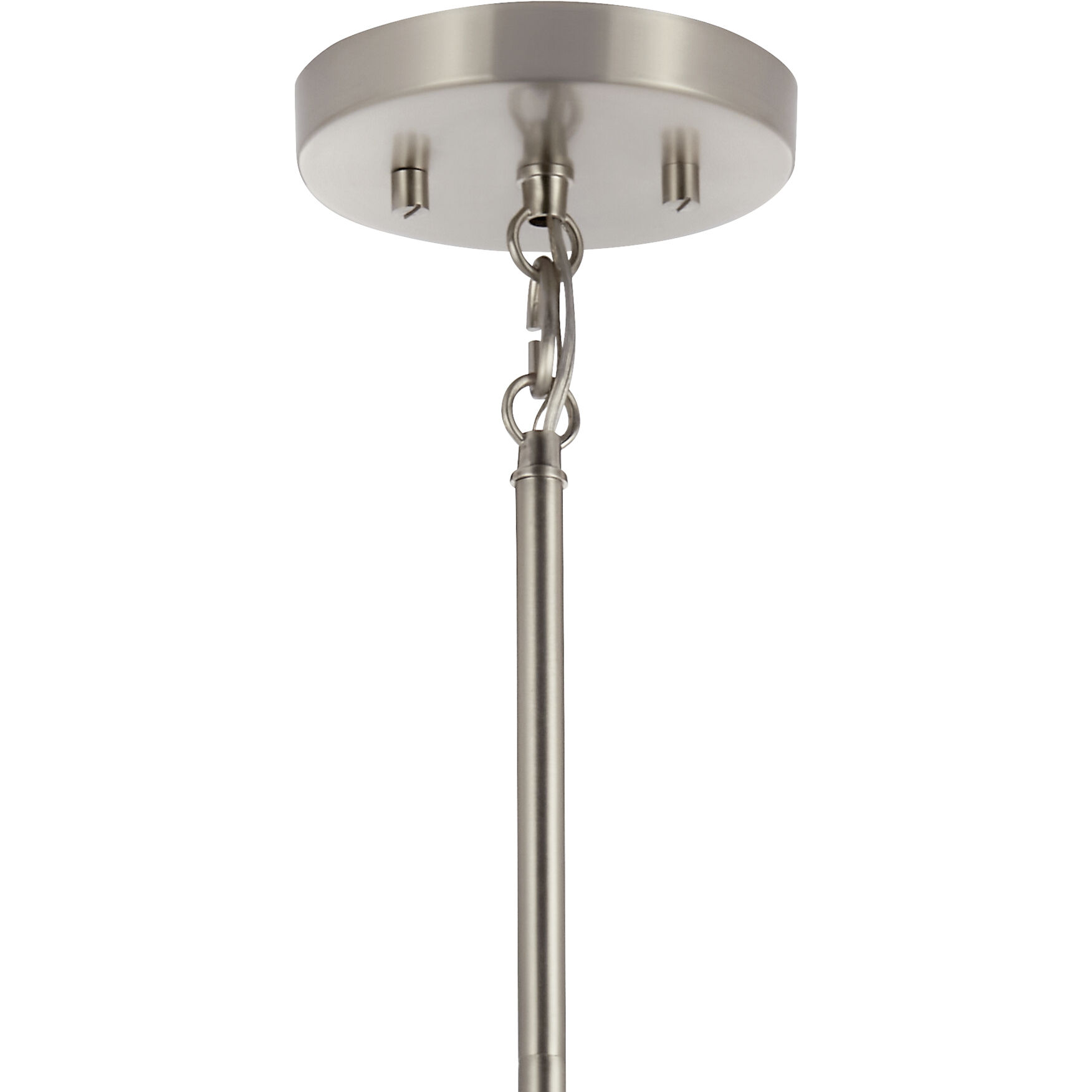 Madden 1 Light Brushed Nickel Mini Pendant Ceiling Light