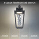 Manchester LED 16.25 inch Black Outdoor Wall Light in 3500K, dweLED