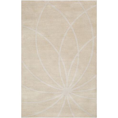 Mystique 132 X 96 inch Wheat Handmade Rug, Rectangle