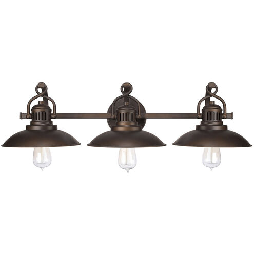 Rapids 3 Light 30 inch Burnished Bronze Vanity Light Wall Light