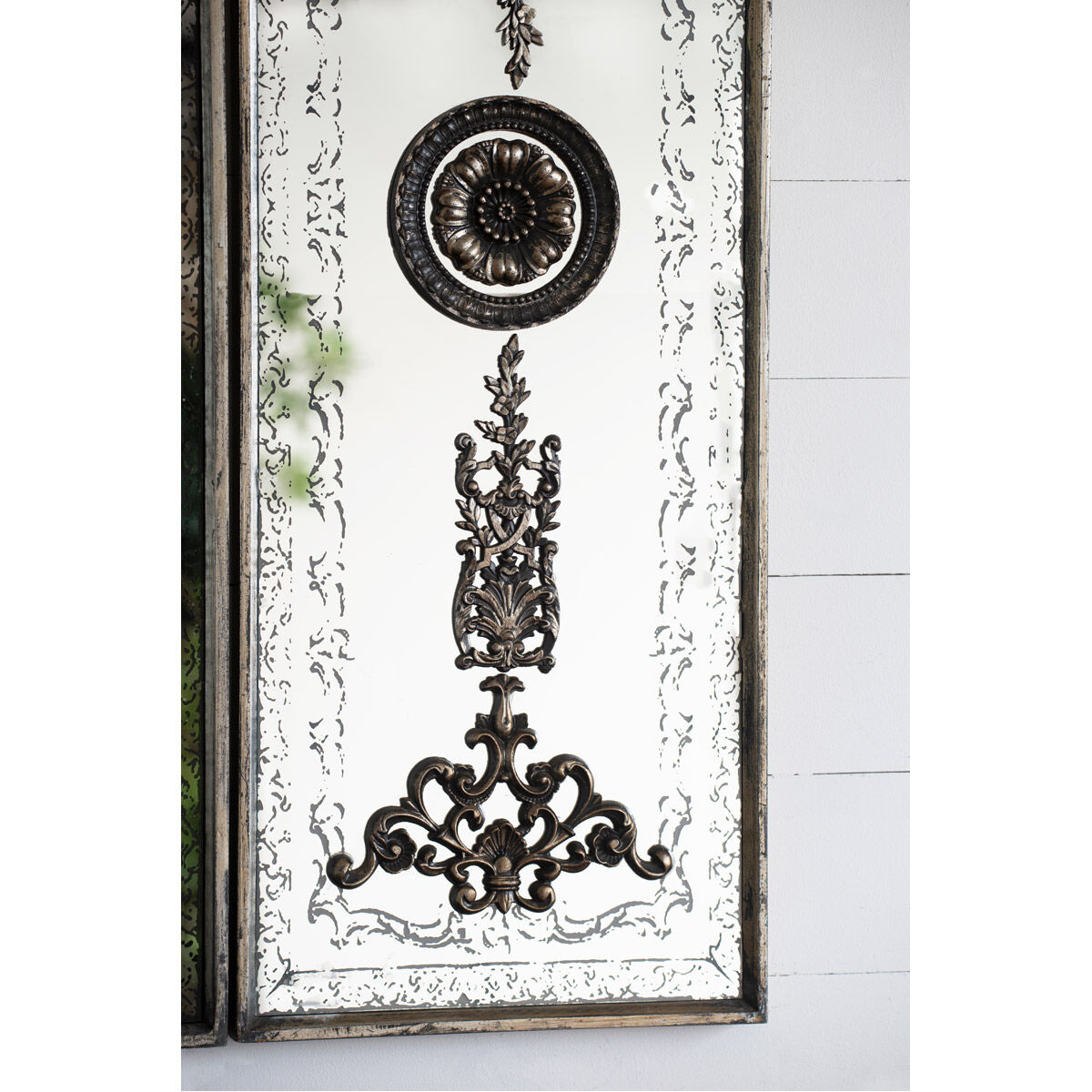 Doorways Bronze and Mirrored Wall Art, Set of 2