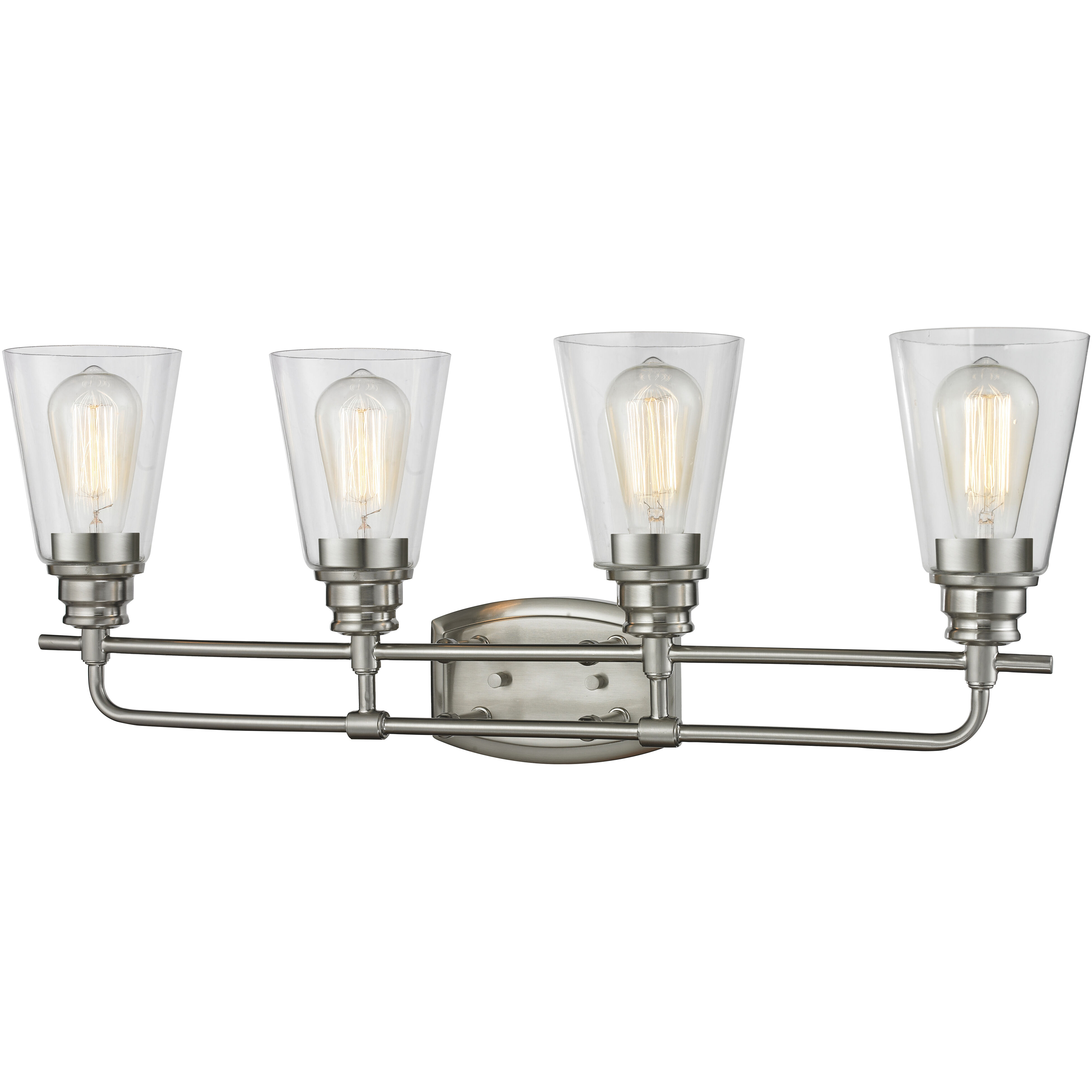 Annora 4 Light 28.75 inch Brushed Nickel Vanity Wall Light