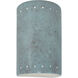 Ambiance Cylinder LED 5.75 inch Verde Patina Wall Sconce Wall Light, Small