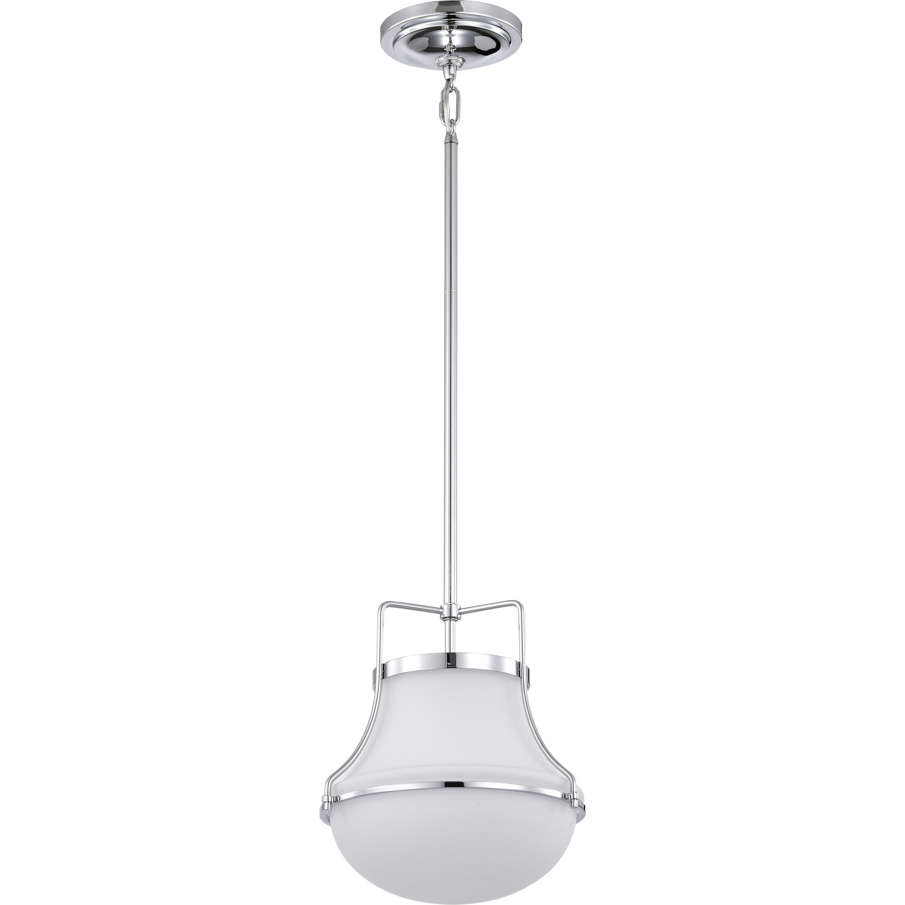 Valdora 1 Light 10.38 inch Polished Nickel Pendant Ceiling Light
