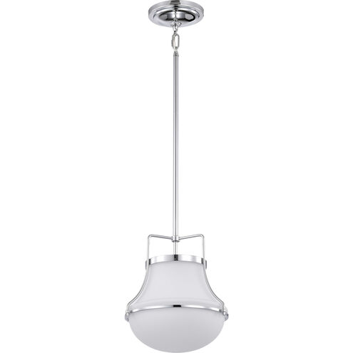 Valdora 1 Light 10.38 inch Polished Nickel Pendant Ceiling Light