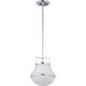 Valdora 1 Light 10.38 inch Polished Nickel Pendant Ceiling Light