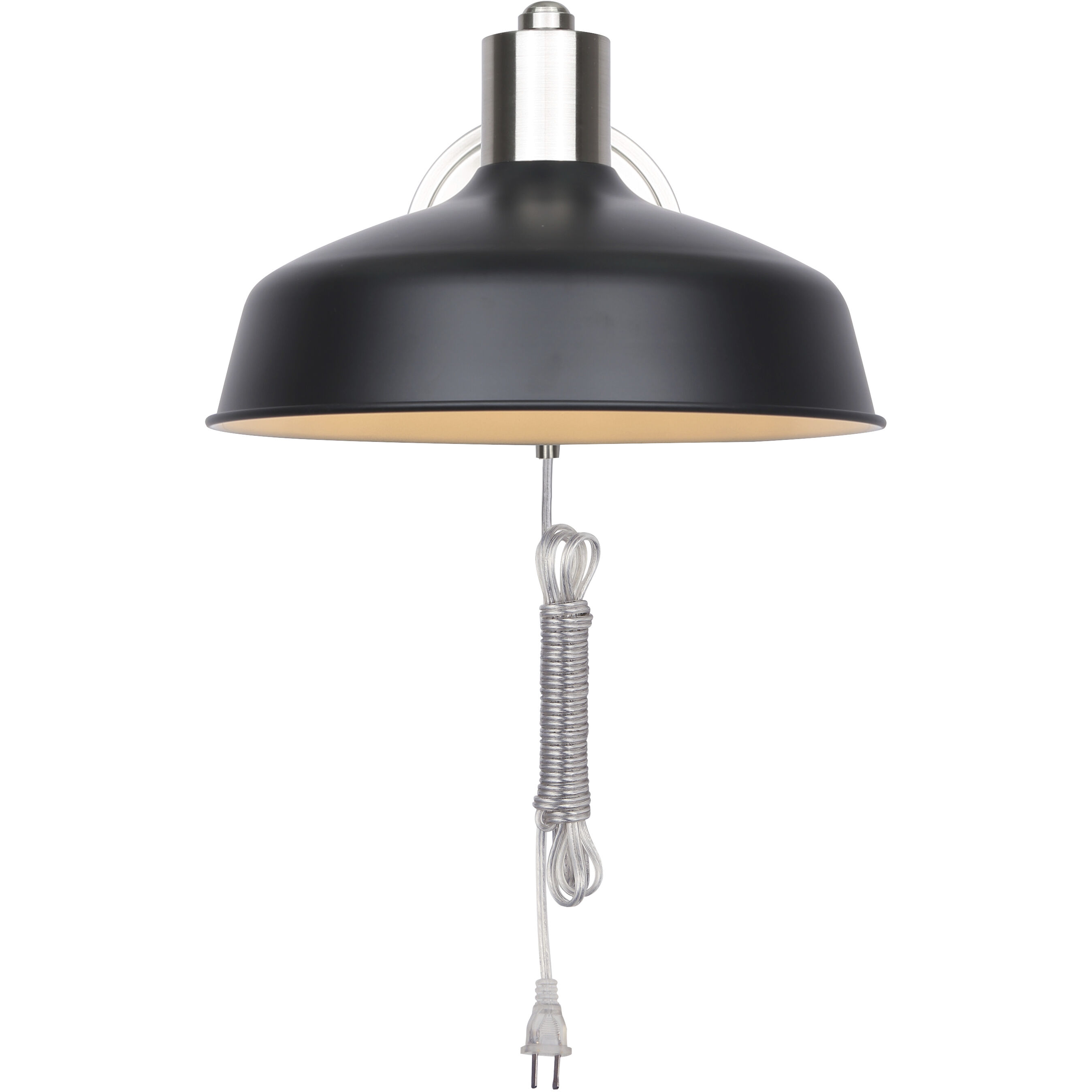 Bello 1 Light 10 inch Brushed Nickel/Matte Black Wall Fixture Wall Light