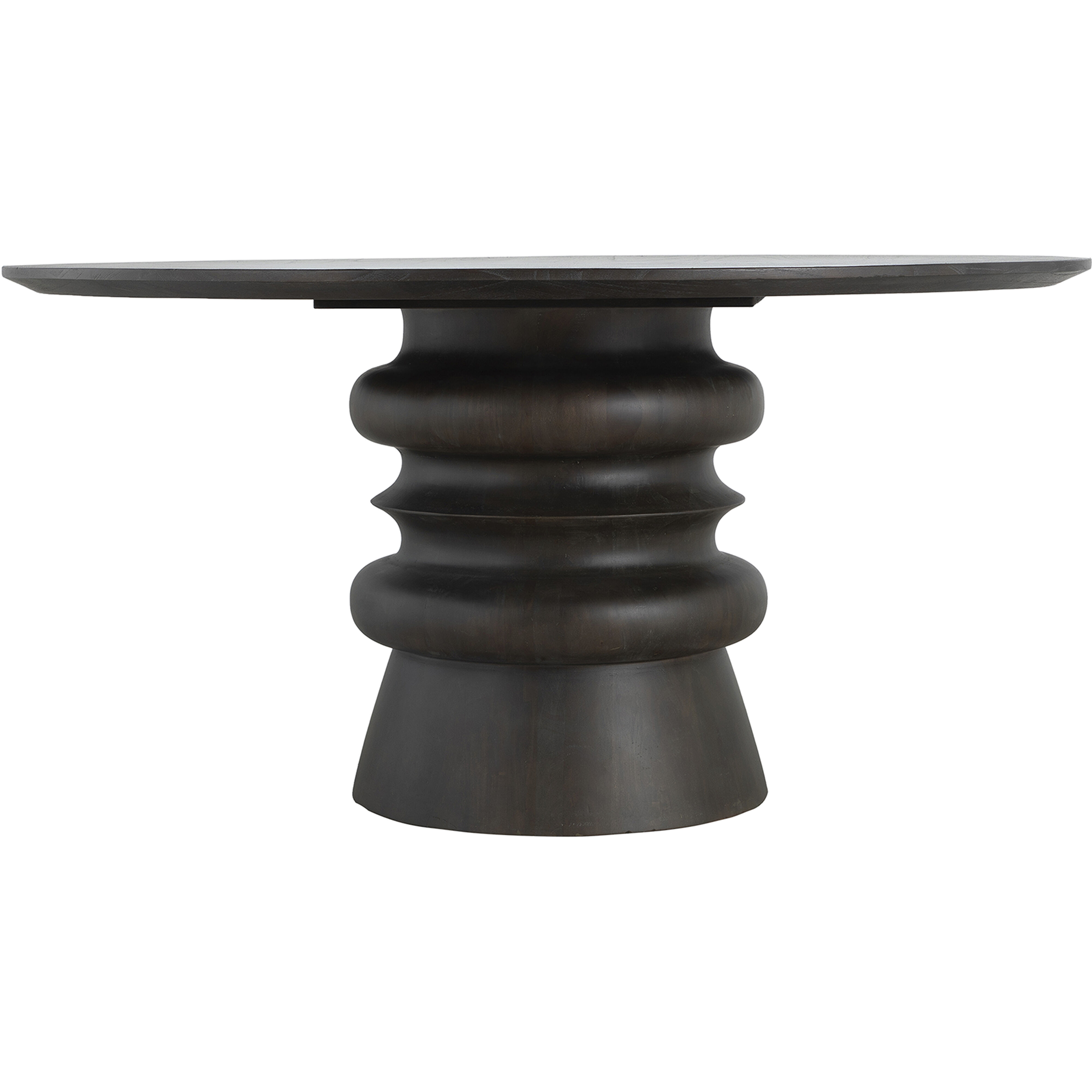 Teva 60 X 60 inch Cerused Forest Black Dining Table