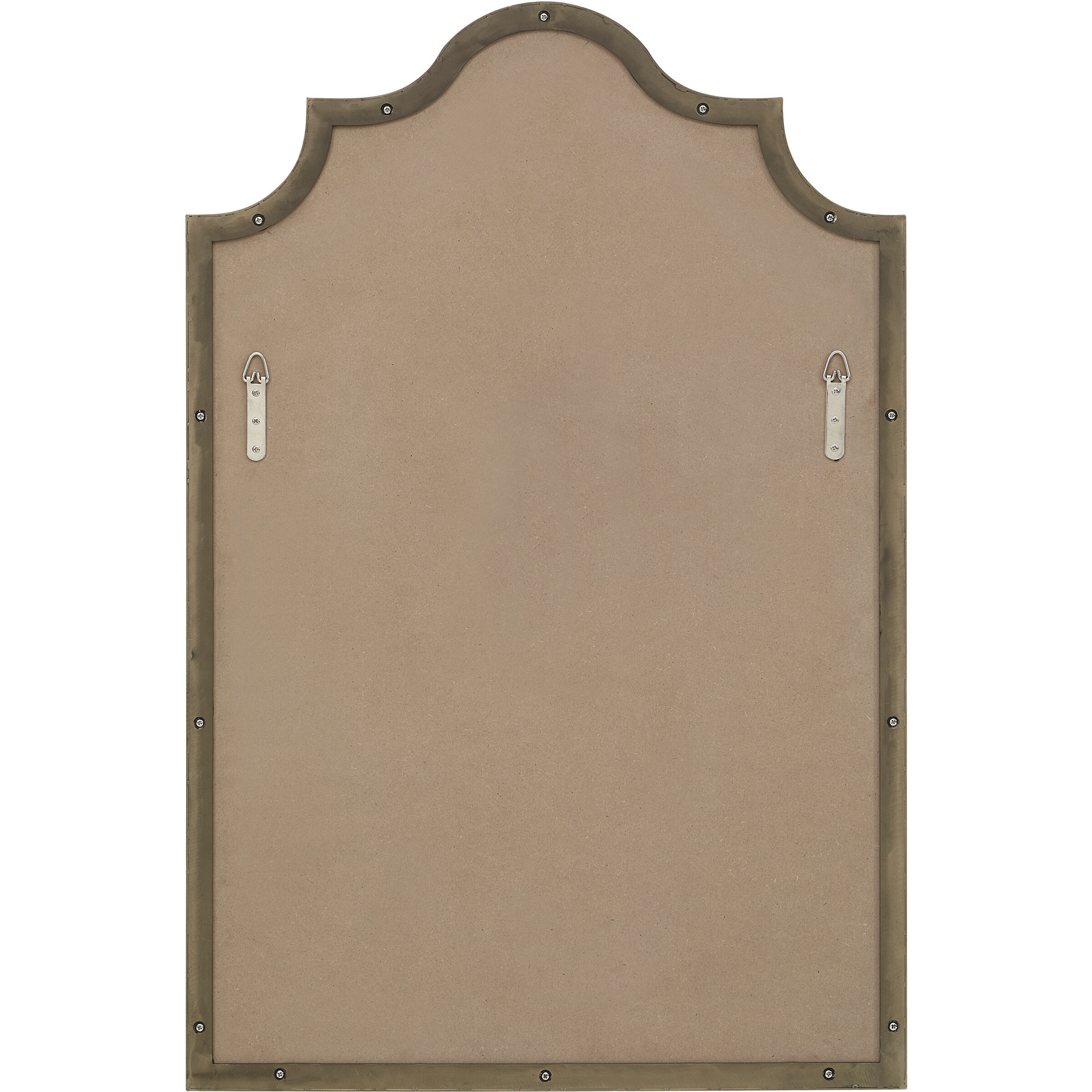 Romina 36 X 24 inch Aged Brass Wall Mirror