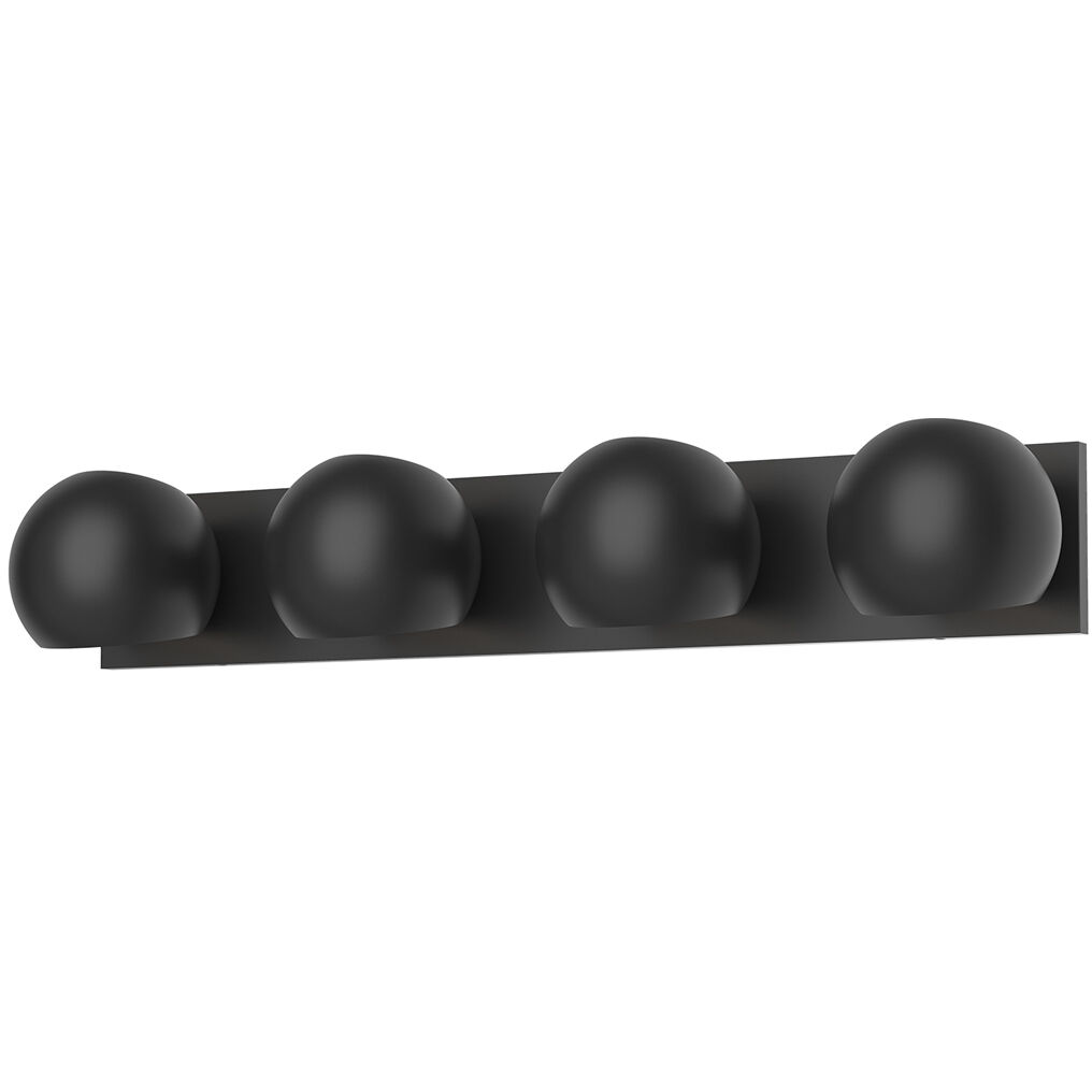 Alora Mood Willow Bath Vanity Light Wall Light in Matte Black