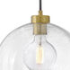 Rumi 1 Light 13 inch Lacquered Brass Convertible Pendant Ceiling Light