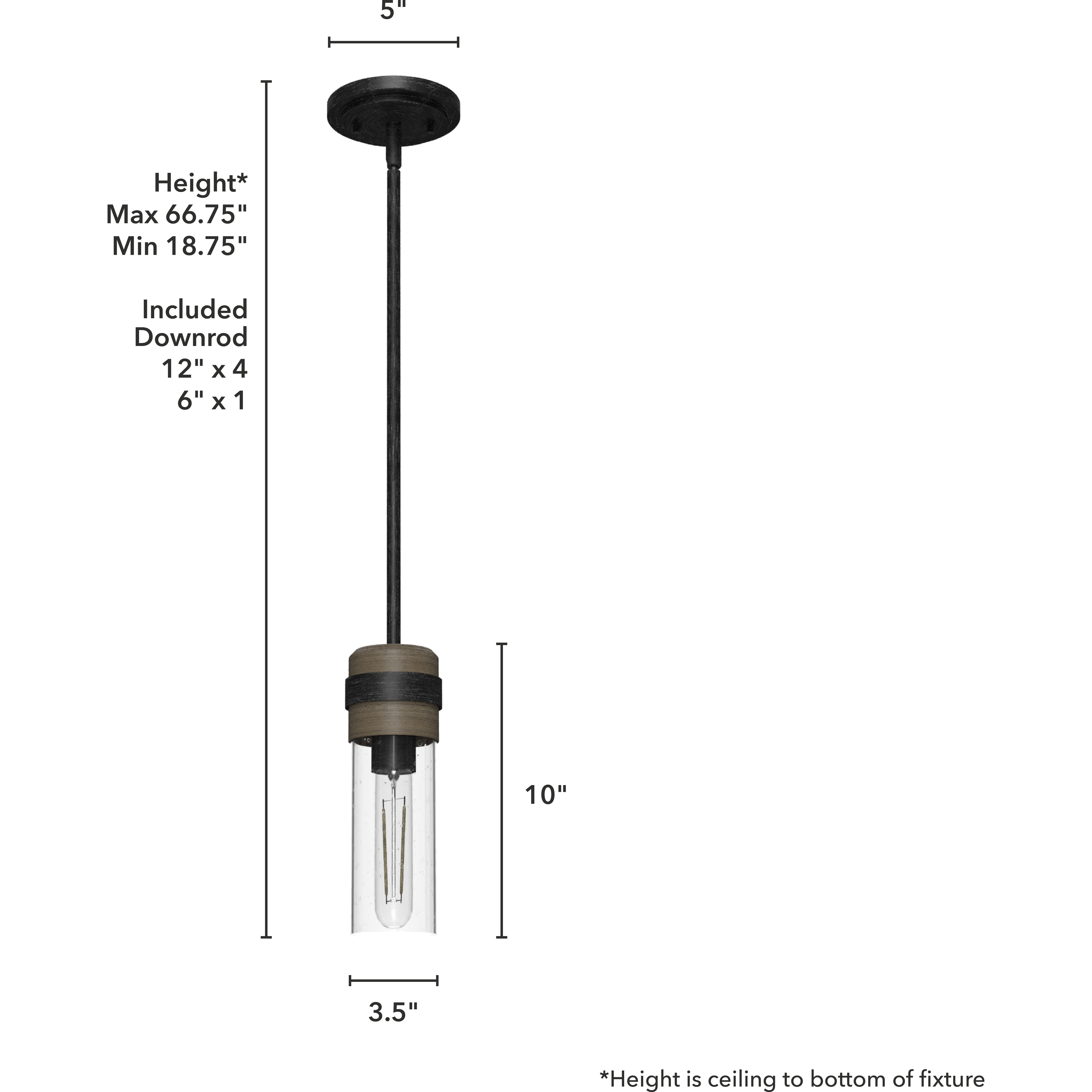 River Mill Mini Pendant Ceiling Light