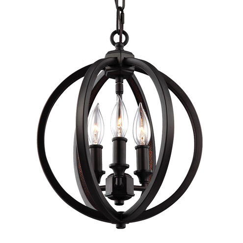 Corinne 3 Light 11.25 inch Pendant