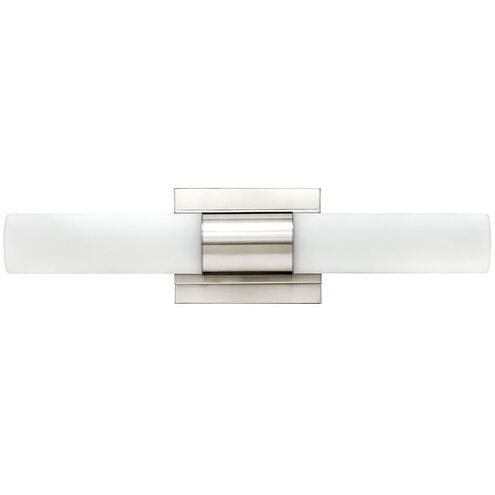 Portia LED 19 inch Polished Nickel Vanity Light Wall Light, Vertical